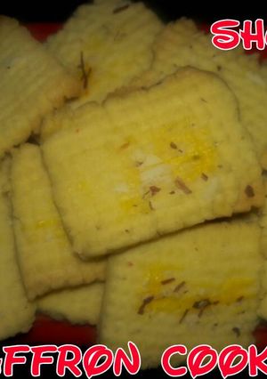 A picture of Saffron cookies.
