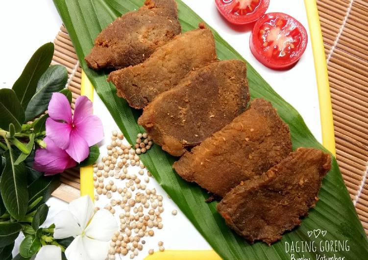 Rahasia Membuat Daging Goreng Bumbu Ketumbar yang Menggugah Selera