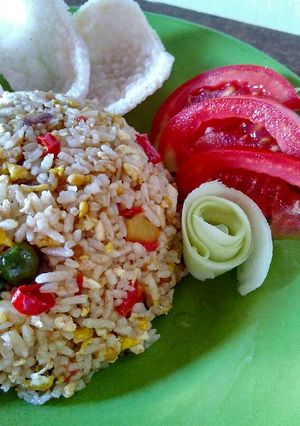 Foto resep Nasi goreng terong kecil