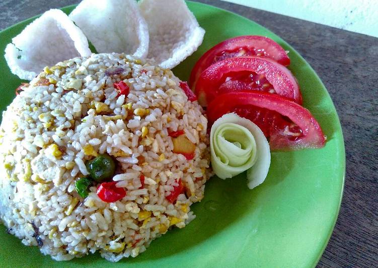 Nasi goreng terong kecil