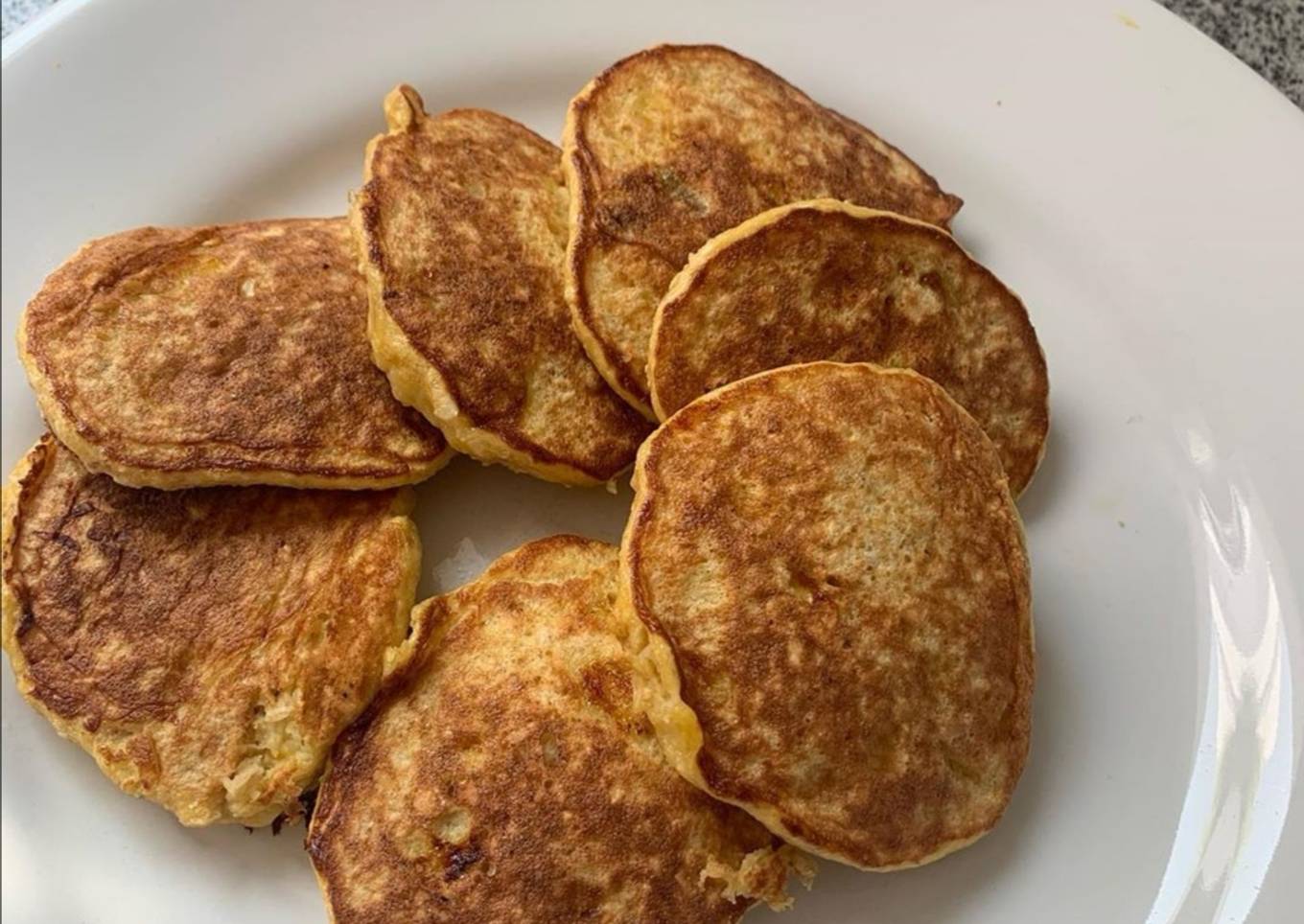 Tortitas de plátano sin harinas