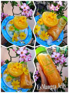 Foto resep Es Jus Mangga Jelly