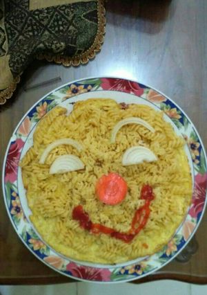Foto resep Egg Spiral Macaroni