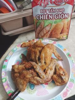 Hình của món Gà rán bằng nồi chiên không dầu.