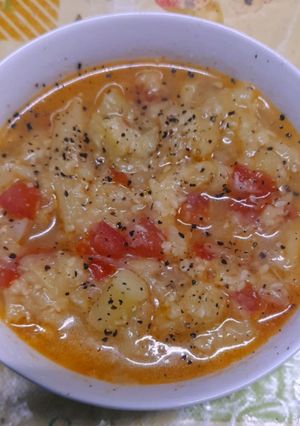 صورة لوصفة شوربة لب الكوسا سهلة وسريعة التحضير