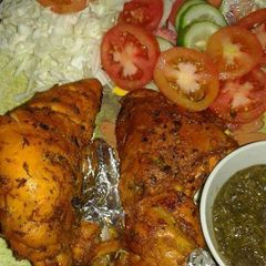 A picture of Chicken roast #fastfood contest cookpadapp.