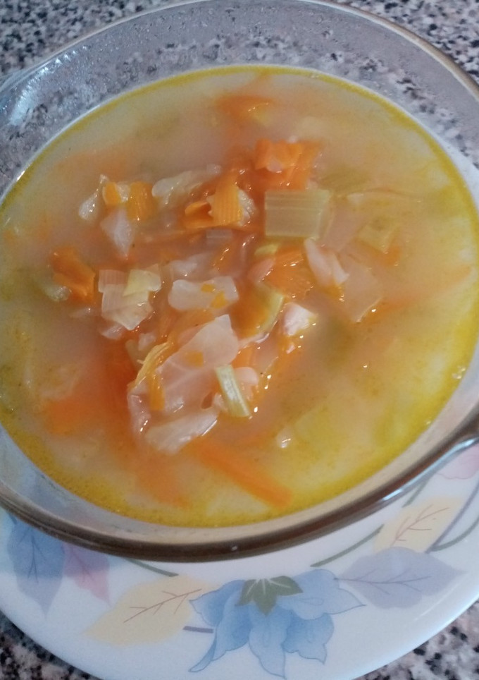 Una foto de Sopa en juliana
