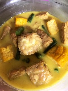 Foto resep Tahu Tempe Masak Kuah Santan