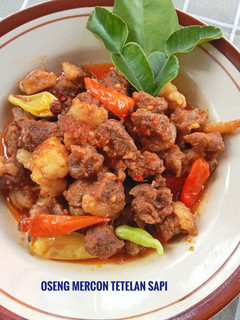 Foto resep Oseng mercon tetelan sapi