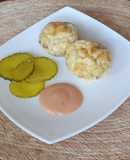 Huevo con blue cheese