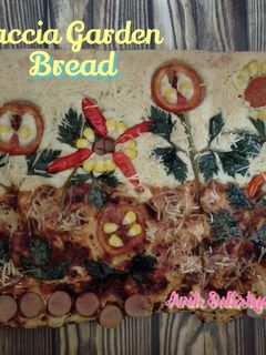 Foto resep Focaccia Garden Bread