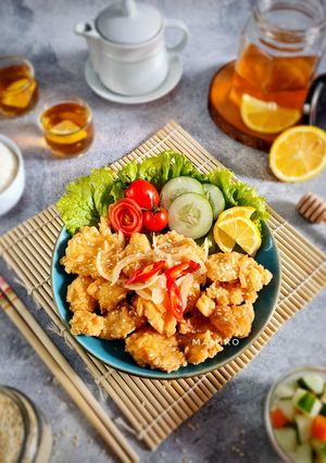 Foto resep Ayam Crispy Saus Lemon Madu