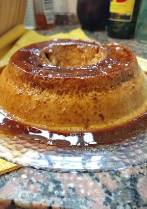 Una foto de Flan con Azúcar Mascabado