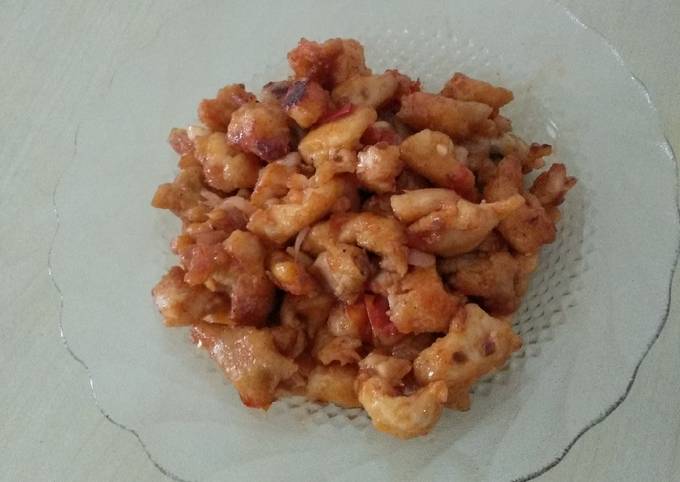 Resep Ayam Dadu Pedas Manis Oleh Ka Didin Cookpad