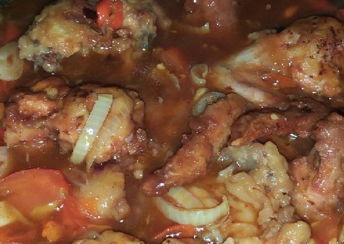 Bagaimana Menyiapkan Ayam tepung asam manis. Anti Gagal