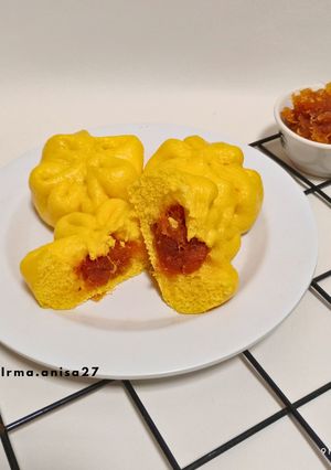 Foto resep Bakpao Labu Kuning (3 Isian)