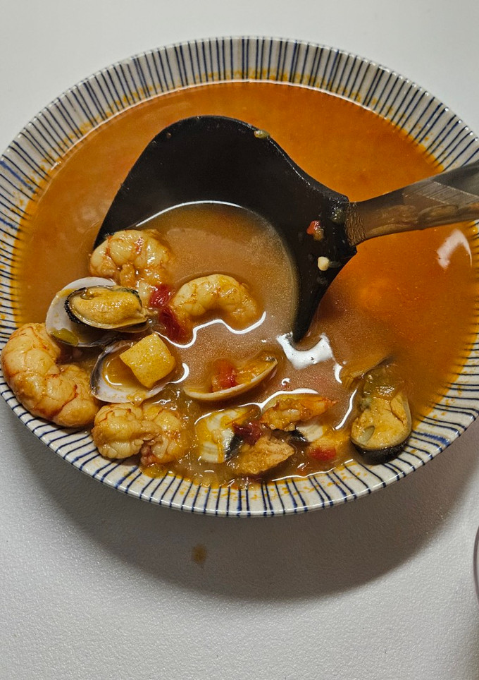 Una foto de Sopa marisco (congelado)