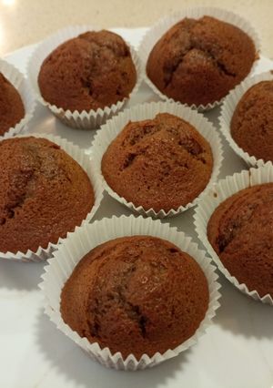 Una foto de Magdalenas de cacao en Cosori Turbo Blaze