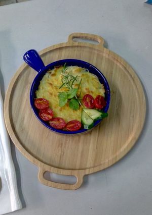 焗烤洋蔥培根馬鈴薯 的食譜成品照片