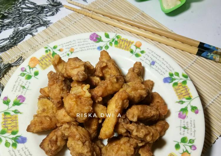 Cara Membuat Chicken Karaage, Enak
