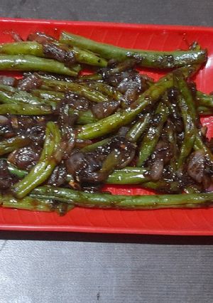 A picture of #GA4#WEEK18#StirFriedFrenchBeans.
