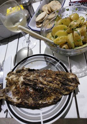 Una foto de Boga a la parrilla