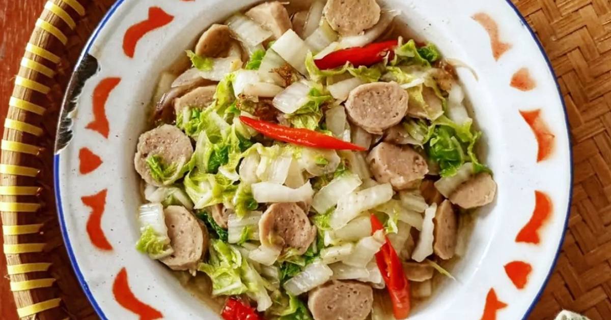 Resep Tumis Sawi Bakso Sapi Dengan Bahan Sederhana