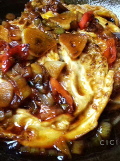 Foto resep 7. Hanya telor ceplok tumis kecap