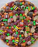 Spooktacular Halloween Cookie Pizza