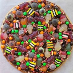 Spooktacular Halloween Cookie Pizza A picture of Spooktacular Halloween Cookie Pizza.