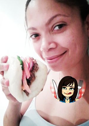 A picture of Homemade Japanese steam buns. (Boa bun).