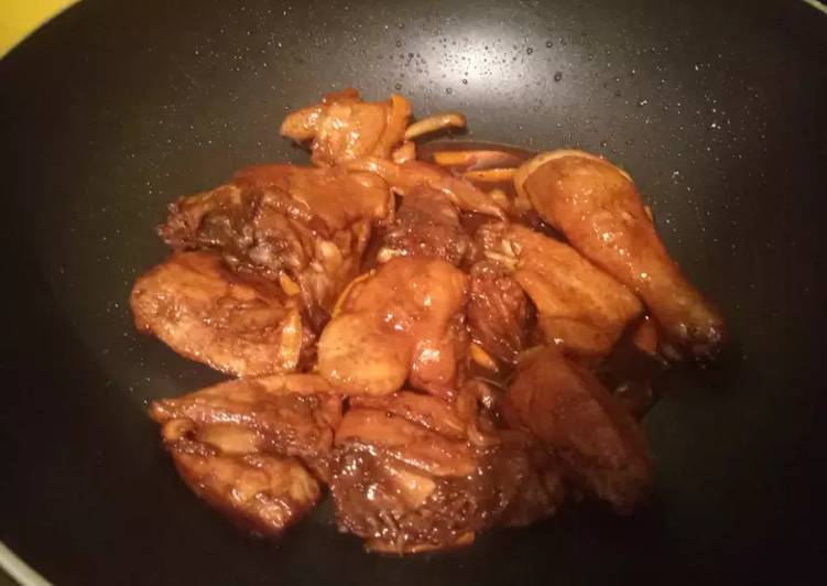 Recipe of Ultimate Spicy Honey Orange Chicken