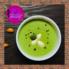 Broccoli Almond soup A picture of Broccoli Almond soup.