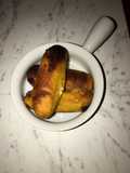 Deditos de plátano maduro