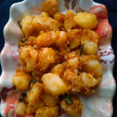 A picture of Jeera aloo.