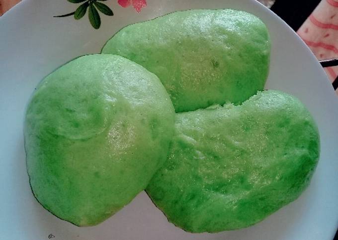 Anti Ribet, Membuat Roti Kukus Pandan💚 Simpel