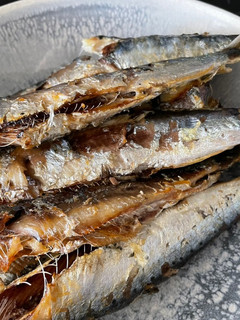 Una foto de Sardinas en freidora de aire