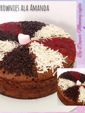 Langkah Mudah untuk Menyiapkan Resep Brownies kukus ala Amanda super soft 😍 yang Bikin Ngiler Anti Ribet, Lezat