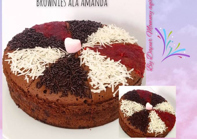 Cara Gampang Menyiapkan Brownies kukus ala Amanda super soft 😍 Anti Gagal