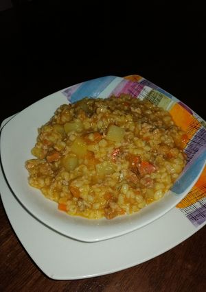 Una foto de Mote guisado