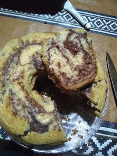 Una foto de Torta marmolada matera