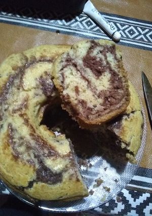 Una foto de Torta marmolada matera