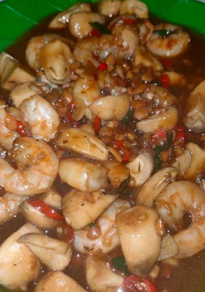 Foto resep Udang Jamur Tauco
