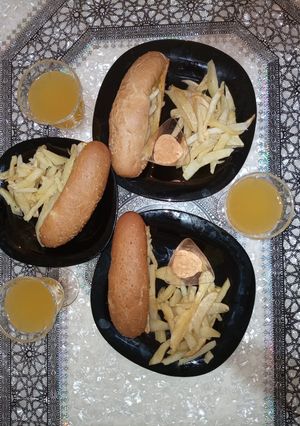 صورة لوصفة سندويش دجاج 😋