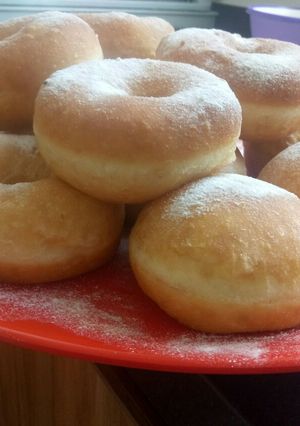 Foto resep Donat bahan simpel 1 x proofing
