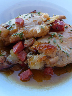 Una foto de Pollo a la canzanese