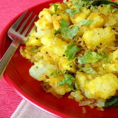 A picture of Bread upma.
