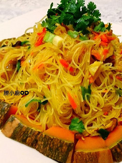 咖哩金瓜米粉 的食譜成品照片