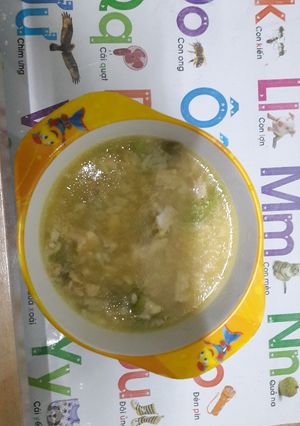 Hình của món Cháo cá khế, mướp hương.