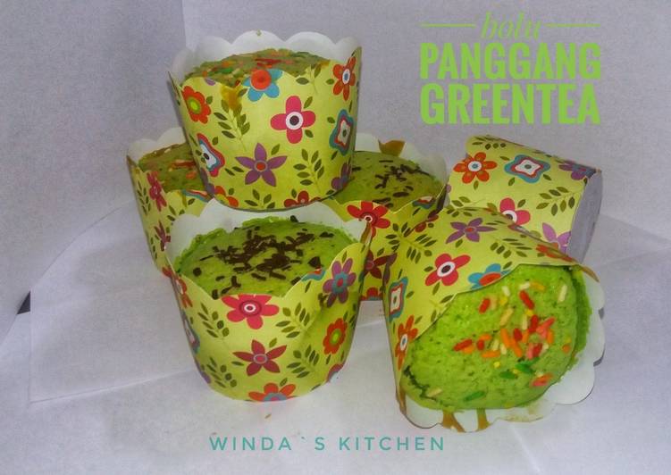 Proses Membuat Bolu panggang greentea yang Enak